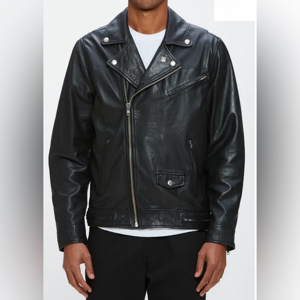 OBEY- Bastards Leather Jacket- Black-Men’s Medium-Motorcycle Jacket- Sold out-